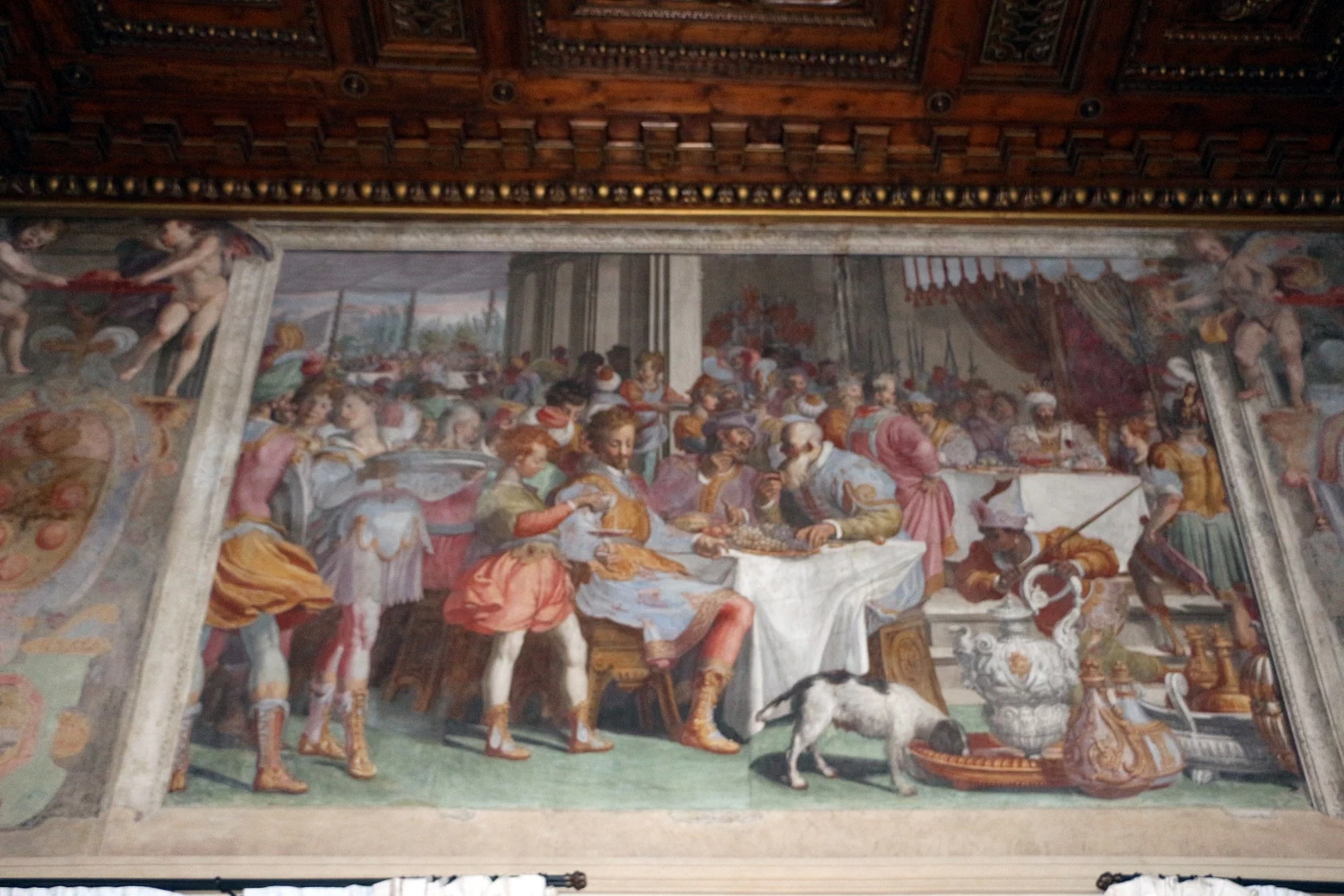 Il banchetto di Assuero - Palazzo Corsi, Tornabuoni, Firenze